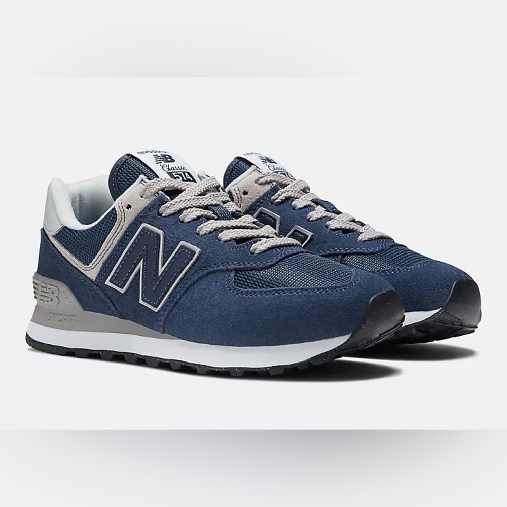 New Balance Blue and Gray Athletic Shoes